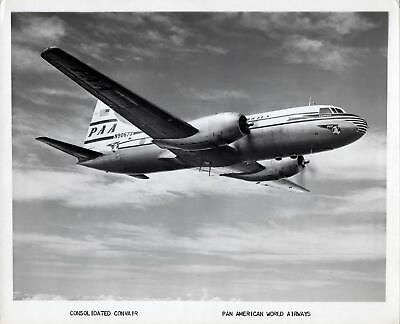 #ad PAN AM CONVAIR CV 240 VINTAGE ORIGINAL AIRLINE PHOTO AMERICAN WORLD AIRWAYS PA GBP 24.95