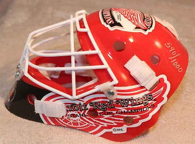 #ad 1997 PCI MINI GOALIE MASK DETROIT RED WINGS STANLEY CUP CHAMPIONS 590 1000 $35.93