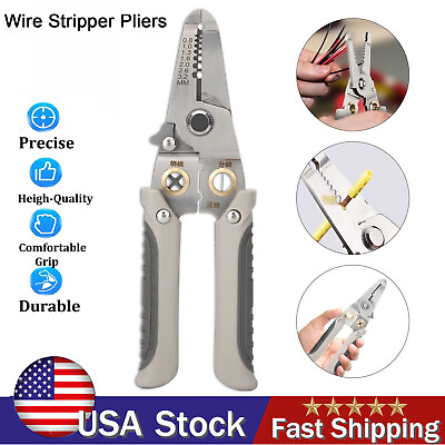 #ad Multifunctional Wire Stripper Stripping Crimping Cutting Electrical Tool New 🔥 $9.99