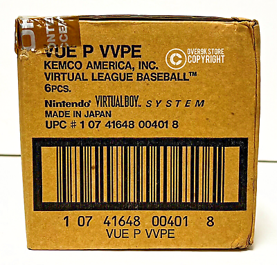 #ad Factory Case Pack of 6 Sealed Virtual League Baseball Virtual Boy US Ver $399.99
