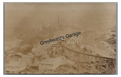 #ad RPPC Coal Mining Mine MT CARMEL? PA Northumberland County Real Photo Postcard $29.99