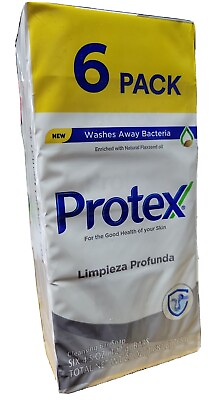 #ad Protex Deep Cleaning ANTIBACTERIAL Soap Bar Pak 6 Bars 4.5 Oz. $25.99