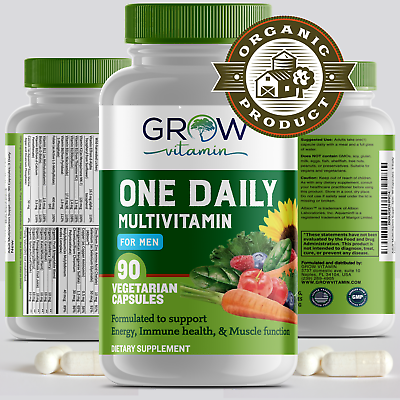 #ad Naturelo LIKE ONE DAILY MultiVitamin for MEN 90 capsules 3 MONTH SUPPLY 2024 $24.95