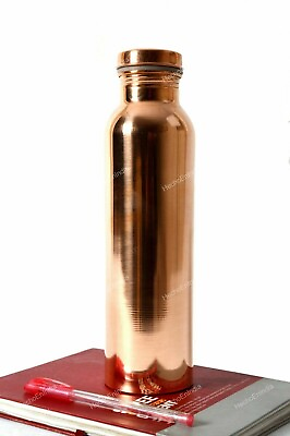 #ad Indian Copper Bottle With New Stylish and Advanced Leak Proof Cap Copper Bottles $21.82