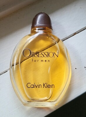 #ad Calvin Klein OBSESSION eau de Toilette 3 Oz Not A Spray Bottle 7 8 Full $20.00