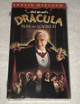 #ad SEALED NEW Dracula Dead amp; Loving It VHS comedy movie Leslie Nielson Mel Brooks $17.49