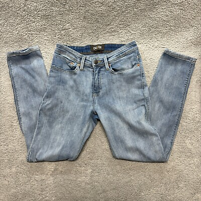 #ad Duer Jeans Mens 30x30 Blue Light Wash Performance Denim Stretch Coolmax L2X $49.97