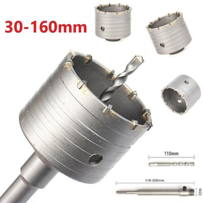 #ad 30 160mm Concrete Hole Saw SDS Plus Wall Hole Cutter Cement Stone Drill Bit $94.46