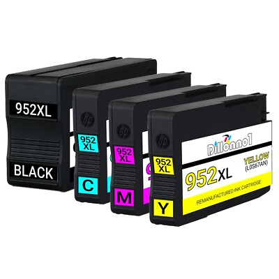 #ad 4PK for HP 952XL Ink for HP Officejet Pro 7740 8210 8216 8218 8710 8714 8715 $19.95