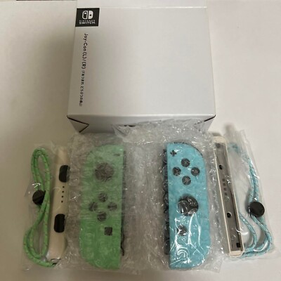 #ad Nintendo Switch Joy Con L R Animal Crossing Horizons Limited Color BRAND NEW $92.50