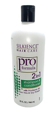 #ad Silkience Hair Care Shampoo Conditioner 32 FL oz Pro Formula 2 in 1 $9.98