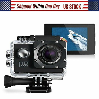 #ad 1080P Waterproof Sports Action Camera Recorder DV Camcorder Video Cam Record HD $25.99