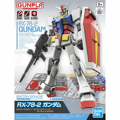 #ad BANDAI Gundam Plastic Model RX 78 2 ENTRY GRADE 1 144 $36.99