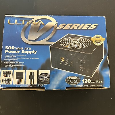 #ad Ultra V Series 500 Watt ATX Power Supply $45.00