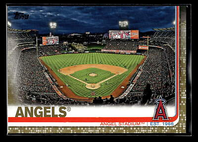 #ad 2019 Topps #26 Angel Stadium 2019 Gold Los Angeles Angels Mint New $1.99