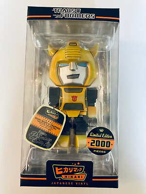 #ad Funko Hikari Vinyl Transformers Metallic Bumblebee Light Wear $23.99