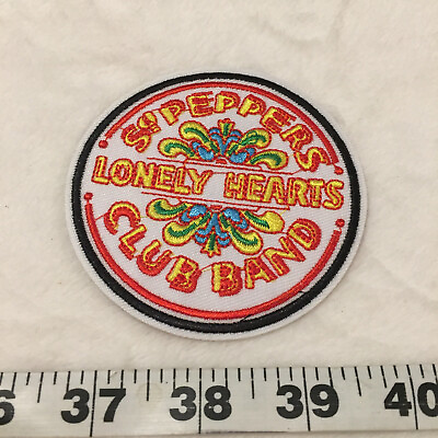 #ad The Beatles Sgt Peppers Lonely Hearts Club Band Embroidered Iron On Patch New $4.99