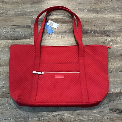 #ad Vera Bradley Iconic Miller Travel Bag Large Tote 22524 195 Cardinal Red $34.99