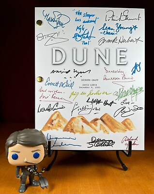 #ad Dune 1984 Script Signed Autograph Reprints 124 Pages Dune Script David Lynch $24.99