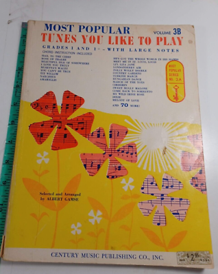 #ad USED Vintage Most Popular Tunes You Like To Play Volume 3B paprback good $10.00