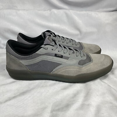 #ad Vans AVE Pro Skate Shoes Mens Sz 12 Reflective Gray Suede Mesh Sneakers 500664 $32.00