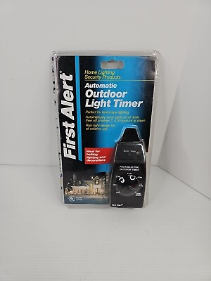 #ad First Alert Automatic Outdoor Light Timer Model LS656 $18.99