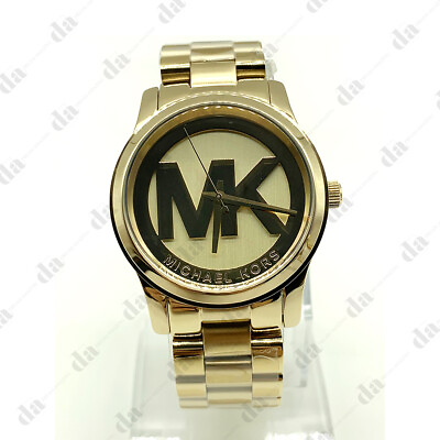 #ad Michael Kors MK5786 Runway Gold Tone Stainless Steel Women#x27;s Watch 38mm Case $97.80