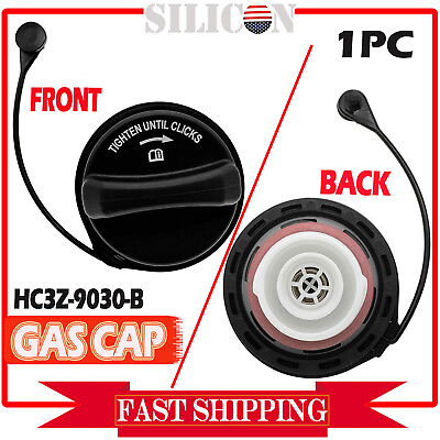 #ad FC1089 Fuel Gas Cap W Strap Non Locking Factory Fits For Ford HC3Z 9030 B $13.39