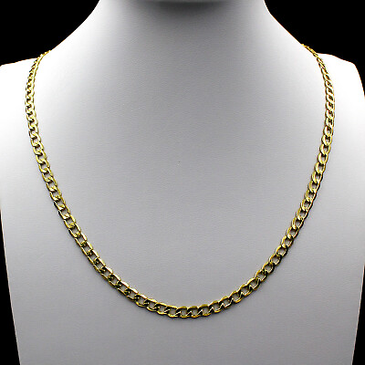 #ad Real 10K Yellow Gold Cuban Link Chain Necklace 2.5MM 16quot; 18quot; 20quot; 22quot; 24quot; 26quot; $109.99