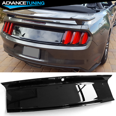 #ad Fits 15 23 Ford Mustang 2 Door Rear Trunk Decklid Cover Panel Gloss Black ABS $55.99