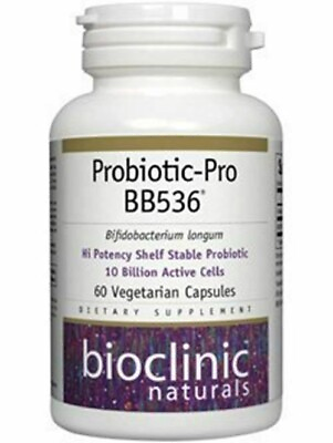 #ad NEW Bioclinic Naturals Probiotic Pro BB536 No Artificial Preservatives 60 Vcaps $35.88
