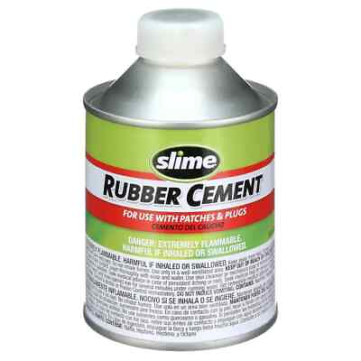#ad Slime Rubber Cement W No Mess Brush Applicator 8 Oz 1050.. $7.30