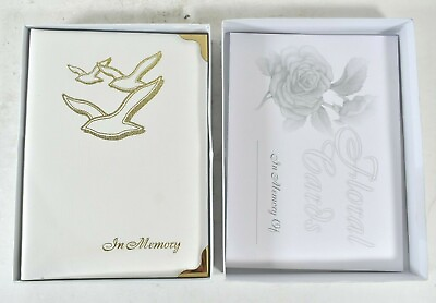 #ad In Memory of Book White Accents Celebration Life Spiral Binder Clip Gift Diary $21.99