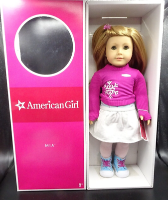 #ad 2008 American Girl Doll quot;Mia St. Clairquot; w Paperback Book 18quot; EUC $299.99