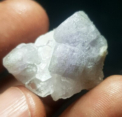 #ad 114 Ct Fluorescent Apatite Crystal Cluster with Marganite Combine @ Afghanistan $19.99