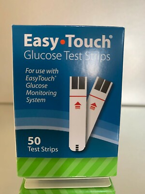 #ad Easy Touch Blood Glucose Test Strips 1 Boxes 50 Ct. EXP 09 2025 Free Shipping $11.50