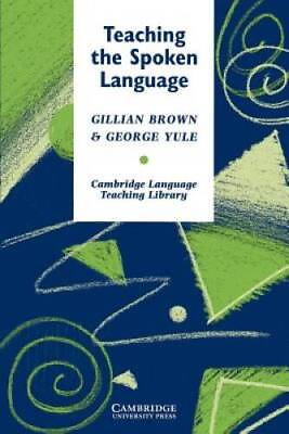 #ad Teaching the Spoken Language Cambridge Language Teaching Library GOOD $4.49