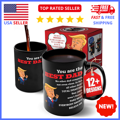 #ad 16oz Color Changing Funny Coffee Mug Top Trump Merchandise NEW. Best wife. $19.73