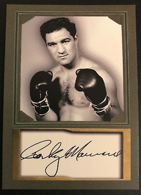 #ad Rocky Marciano D.Gordon Portrait ACEO Promo Boxing Card $4.39
