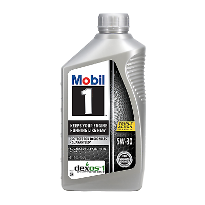 #ad Mobil 1 Advanced Full Synthetic Motor Oil 5W 30 1 Quart $18.41
