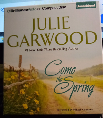 #ad BRILLIANCE AUDIOBOOK JULIE GARWOOD#x27;S quot;COME THE SPRINGquot; LIKE NEW 10 CD#x27;S 11 HOURS $14.00