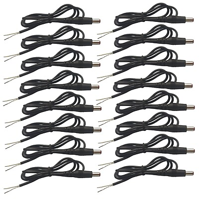 #ad 16 Male DC Power Supply Box Pigtail Cable Plug Wire Cord for Security Camera $8.95