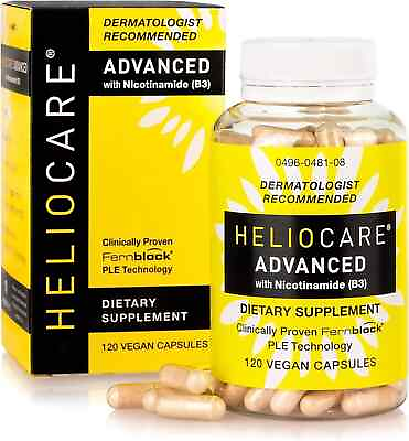 #ad Heliocare Advanced with Nicotinamide B3 Skin Health 120 Capsules Exp#09 2025 $32.89