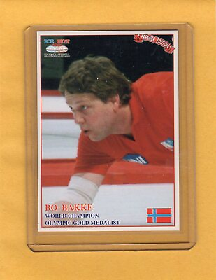 #ad 1993 Ice Hot International Curling Card #28 Bo Bakke Norway C $5.00