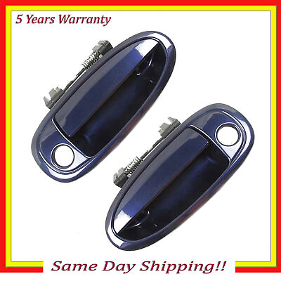 #ad Outer Door Handle 2PCS For 1995 1999 Toyota Avalon Blue Velvet Pearl 8L3 Front $22.80