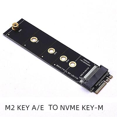 #ad M.2 Key A E to M.2 NVME Adapter Card Solt Socket For NVMe PCI Express SSD Port❀ $2.95