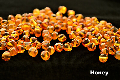 #ad Natural Baltic Amber Beads Natural Loose BQ Beads 4.5 6mm 50 100 200 Pcs Honey $11.99
