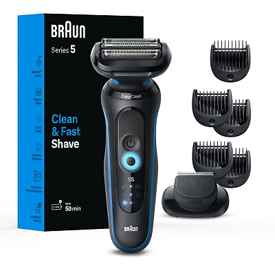 #ad Braun Electric Shaver for Men Series 5 5120s Wet amp; Dry Shave Turbo Shaving Mo $67.94