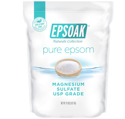 #ad Epsoak Epsom Salt 19 lb Resealable Bulk Bag Magnesium Sulfate USP. Unscented $26.87