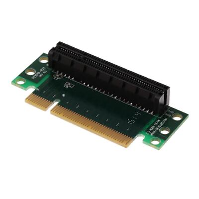 #ad #ad PCI Express PCI E 8X Adapter Riser Card 90 Angle For 1U 2U $9.83